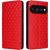 Чехол Deexe Rhombus Book для Google Pixel 11 Pro XL - Red: фото 1 из 7