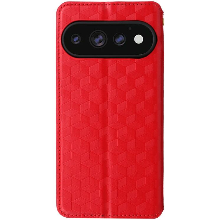 Чехол Deexe Rhombus Book для Google Pixel 11 Pro XL - Red: фото 7 из 7