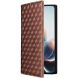 Чехол Deexe Rhombus Book для Motorola Edge 70 Max - Brown (435513Z). Фото 6 из 7