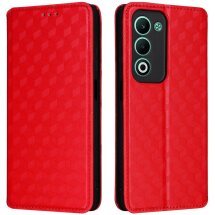 Чохол Deexe Rhombus Book для OPPO A5 - Red: фото 1 з 6