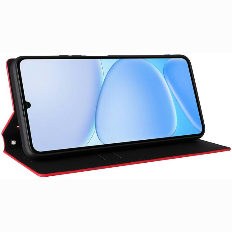 Чохол Deexe Rhombus Book для Realme Note 80 - Red (412403R) Чохол Deexe Rhombus Book для Realme Note 80 - Red: фото 3 з 7