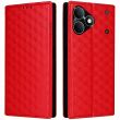 Чохол Deexe Rhombus Book для Realme Note 80 - Red (412403R)