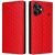 Чохол Deexe Rhombus Book для Realme Note 80 - Red: фото 1 з 7