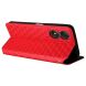 Чехол Deexe Rhombus Book для ZTE Blade A34 - Red (366143R). Фото 4 из 9