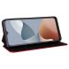Чехол Deexe Rhombus Book для ZTE Blade A34 - Red (366143R). Фото 3 из 9