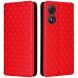 Чехол Deexe Rhombus Book для ZTE Blade A34 - Red (366143R). Фото 1 из 9
