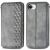 Чехол Deexe Rhombus Wallet для Apple iPhone 16e - Grey: фото 1 из 10