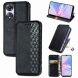 Чехол Deexe Rhombus Wallet для OPPO A78 - Black (336647B). Фото 4 из 10
