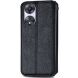 Чехол Deexe Rhombus Wallet для OPPO A78 - Black (336647B). Фото 6 из 10