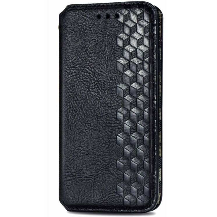 Чехол Deexe Rhombus Wallet для OPPO A78 - Black: фото 5 из 10