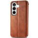 Чохол Deexe Rhombus Wallet для Samsung Galaxy A57 (A576) - Brown (406141Z). Фото 5 з 8