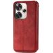 Чехол Deexe Rhombus Wallet для Xiaomi Poco F6 - Red (355045R). Фото 5 из 9