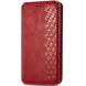 Чехол Deexe Rhombus Wallet для Xiaomi Poco F6 - Red (355045R). Фото 4 из 9