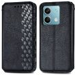 Чохол Deexe Rhombus Wallet для Xiaomi Redmi Note 13 5G - Black (341283B)