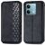 Чехол Deexe Rhombus Wallet для Xiaomi Redmi Note 13 5G - Black: фото 1 из 10