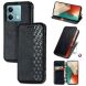 Чохол Deexe Rhombus Wallet для Xiaomi Redmi Note 13 5G - Black (341283B). Фото 4 з 10