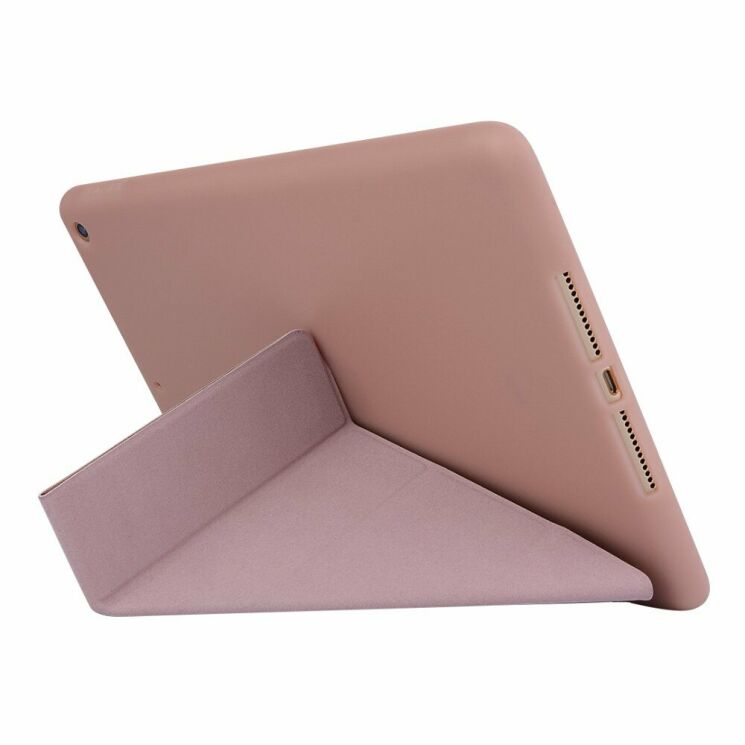 Чохол Deexe Stand Cover для Apple iPad 10.2 7/8/9 Gen (2019/2020/2021) - Rose Gold: фото 5 з 8