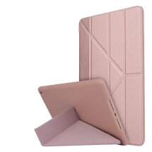 Чехол Deexe Stand Cover для Apple iPad 10.2 7/8/9 Gen (2019/2020/2021) - Rose Gold: фото 1 из 8