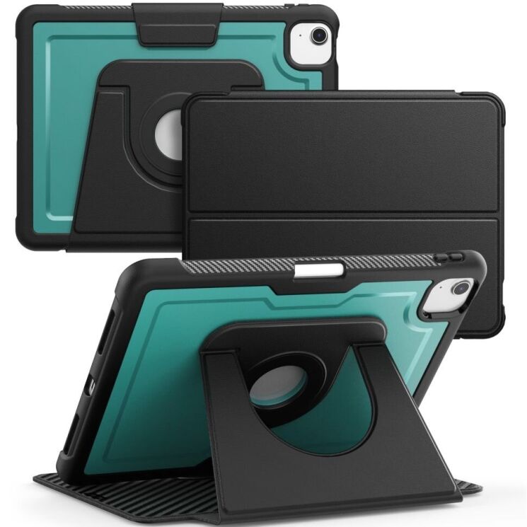Чехол Deexe Urban Rotary для Apple iPad Air 11 M3/M2 (2025/2024) / Air 4 / 5 10.9 (2020/2022) / Pro 11 (2020/2021/2022) - Dark Green: фото 1 из 9