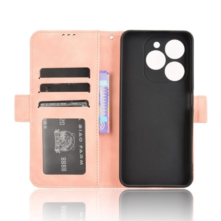 Чехол Deexe Wallet Stand для Blackview Shark 9 - Pink: фото 3 из 7
