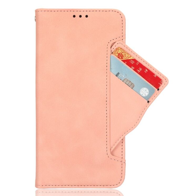 Чехол Deexe Wallet Stand для Blackview Shark 9 - Pink: фото 2 из 7