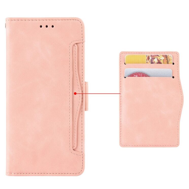 Чехол Deexe Wallet Stand для Blackview Shark 9 - Pink: фото 6 из 7