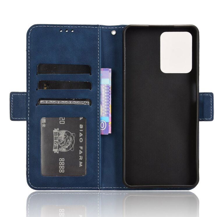 Чехол Deexe Wallet Stand для HMD Pulse / Pulse Pro / Pulse Plus - Blue: фото 5 из 7