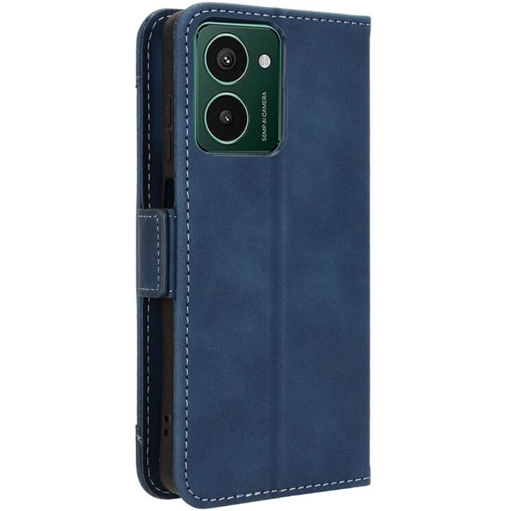 Чехол Deexe Wallet Stand для HMD Pulse / Pulse Pro / Pulse Plus - Blue: фото 7 из 7