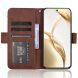Чохол-книжка з кишеньками Deexe Wallet Stand для Honor 200 - Brown (364155Z). Фото 3 з 7