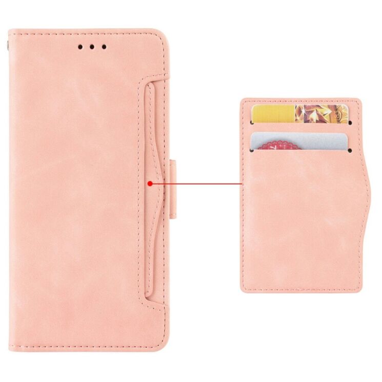 Чехол Deexe Wallet Stand для OPPO Reno 13 F/FS 5G - Pink: фото 5 из 7
