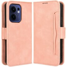 Чехол Deexe Wallet Stand для OPPO Reno 13 F/FS 5G - Pink: фото 1 из 7