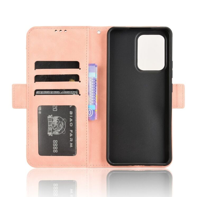 Чехол Deexe Wallet Stand для OPPO Reno 13 F/FS 5G - Pink: фото 2 из 7