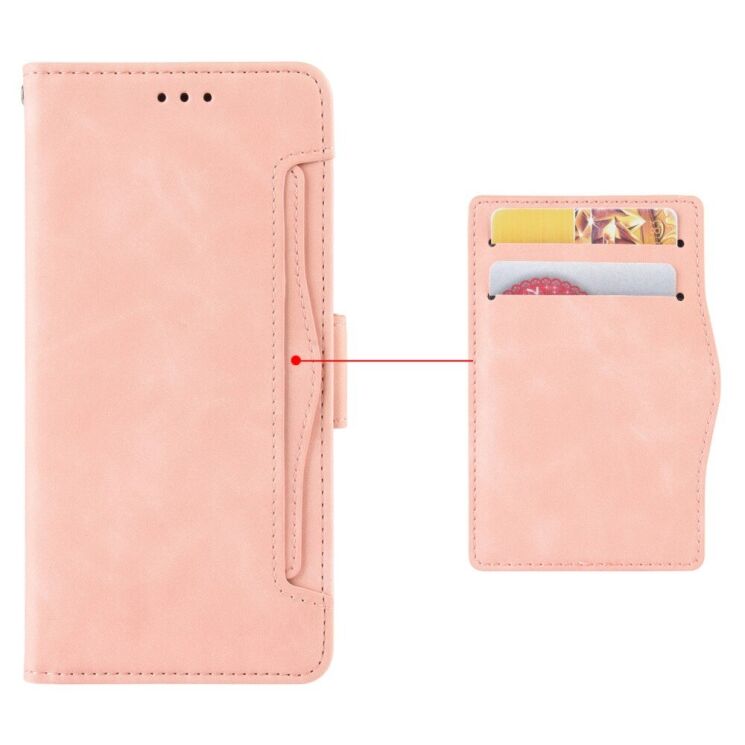 Чехол Deexe Wallet Stand для OPPO Reno 13 Pro 5G - Pink: фото 6 из 7