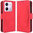 Чехол Deexe Wallet Stand для Xiaomi Poco M7 Pro - Red (374410R)