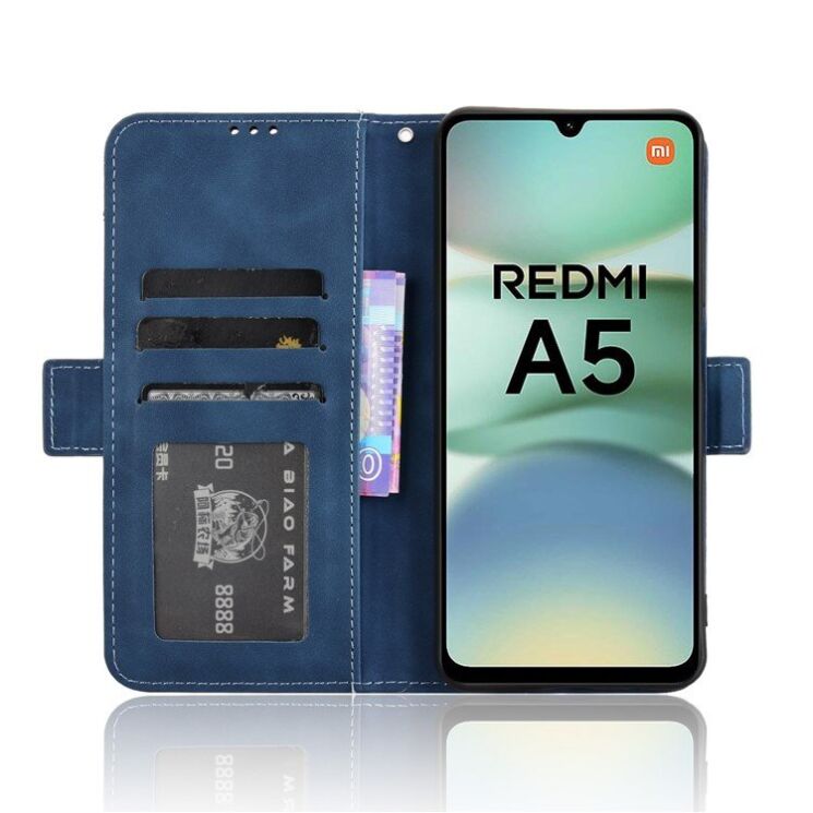 Чохол Deexe Wallet Stand для Xiaomi Redmi A5 - Blue: фото 2 з 7