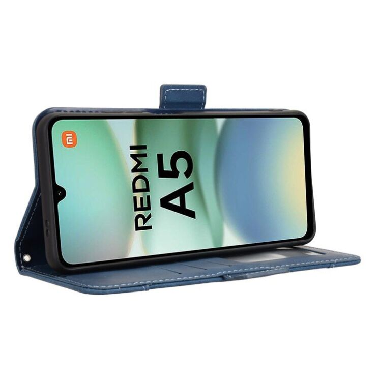 Чохол Deexe Wallet Stand для Xiaomi Redmi A5 - Blue: фото 3 з 7
