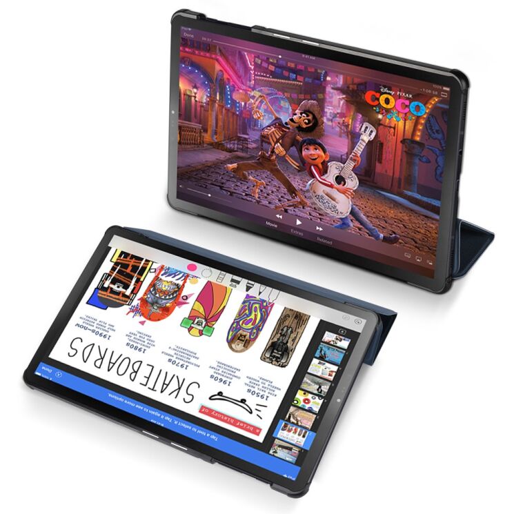 Чехол DUX DUCIS Soft Domo Series для Samsung Galaxy Tab S4 10.5 (T830.835) - Dark Blue: фото 4 из 14