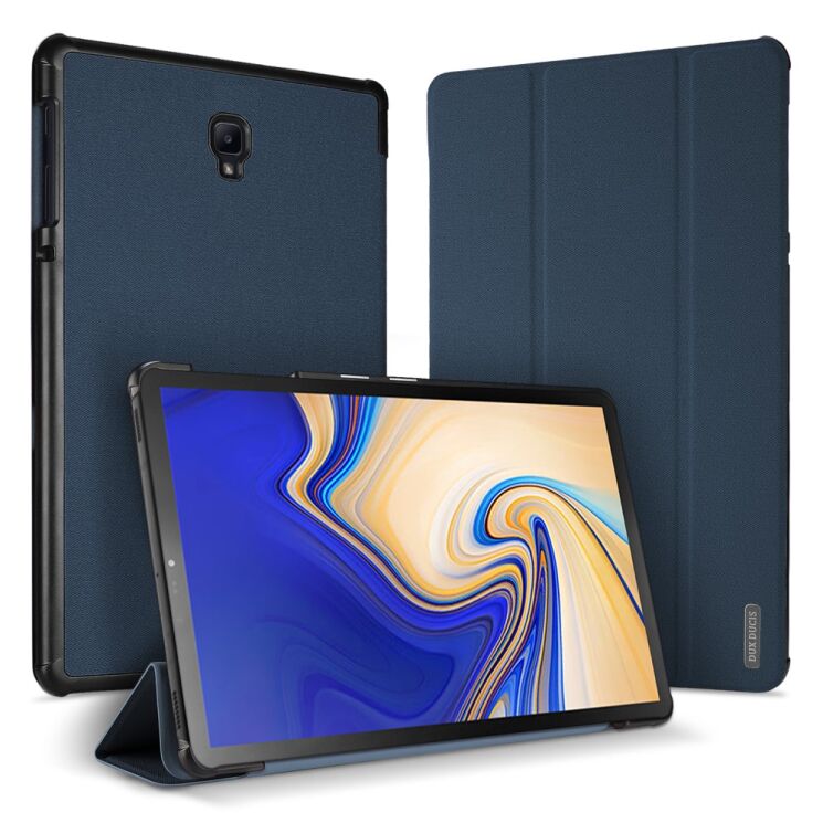Чехол DUX DUCIS Soft Domo Series для Samsung Galaxy Tab S4 10.5 (T830.835) - Dark Blue: фото 1 из 14
