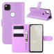 Класичний чохол-книжка Deexe Book Type для Google Pixel 4A - Purple (264707V). Фото 1 з 6