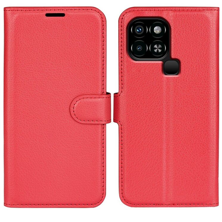 Класичний чохол-книжка Deexe Book Type для Infinix Smart 6 (X6511) - Red: фото 1 з 8