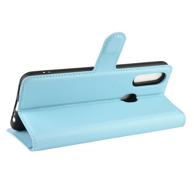 Классический чехол-книжка Deexe Book Type для OPPO A31 - Blue: фото 5 из 6