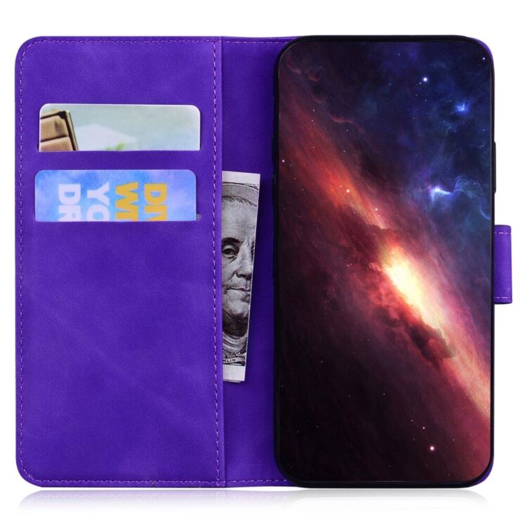 Чохол-книжка Deexe Butterfly Pattern для Infinix Hot 20 (X6826) - Purple: фото 2 з 8