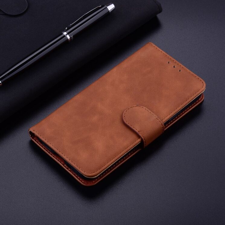 Чехол-книжка Deexe Classic Series для Infinix Note 30 Pro - Brown: фото 5 из 8