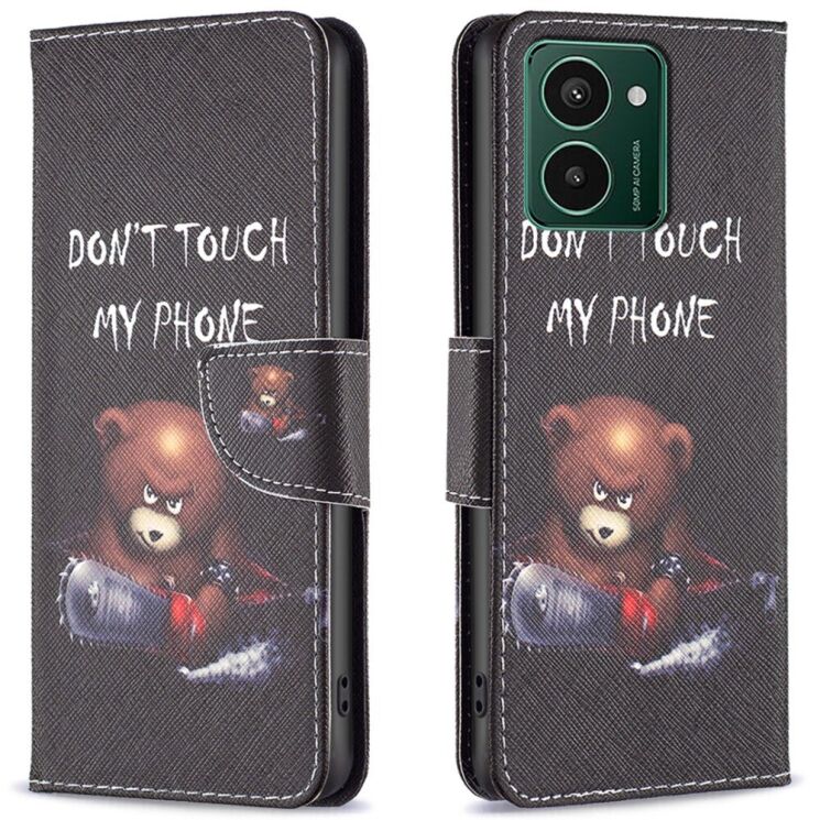 Чехол-книжка Deexe Color Wallet для HMD Pulse Pro - Bear: фото 1 из 8
