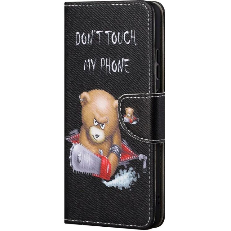 Чехол-книжка Deexe Color Wallet для Motorola Moto E20 / E40 - Bear: фото 4 из 7