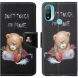 Чехол-книжка Deexe Color Wallet для Motorola Moto E20 / E40 - Bear (288032H). Фото 1 из 7