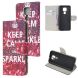 Чохол з малюнком Deexe Color Wallet для Motorola Moto E7 Plus / Moto G9 Play - Keep Calm and Sparkle (268508G). Фото 6 з 6