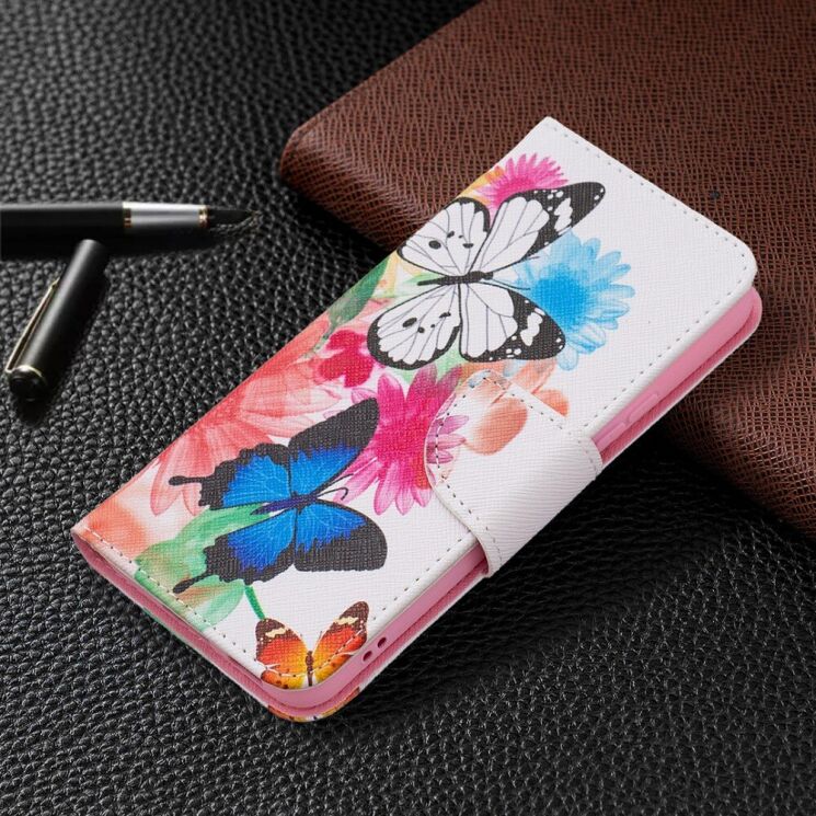 Чехол-книжка Deexe Color Wallet для Samsung Galaxy S22 (S901) - Two Butterflies: фото 4 из 8