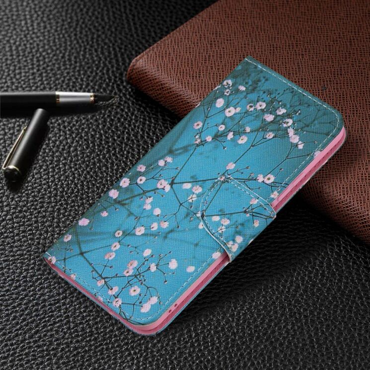 Чехол-книжка Deexe Color Wallet для Xiaomi Mi 11 Lite / 11 Lite NE - Tree with Flowers: фото 5 из 8