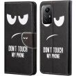 Чехол-книжка Deexe Color Wallet для Xiaomi Redmi Note 12S - Don't Touch My Phone (327015C)